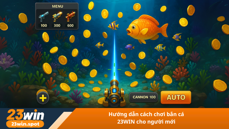 Hướng dẫn cách chơi bắn cá 23WIN cho người mới