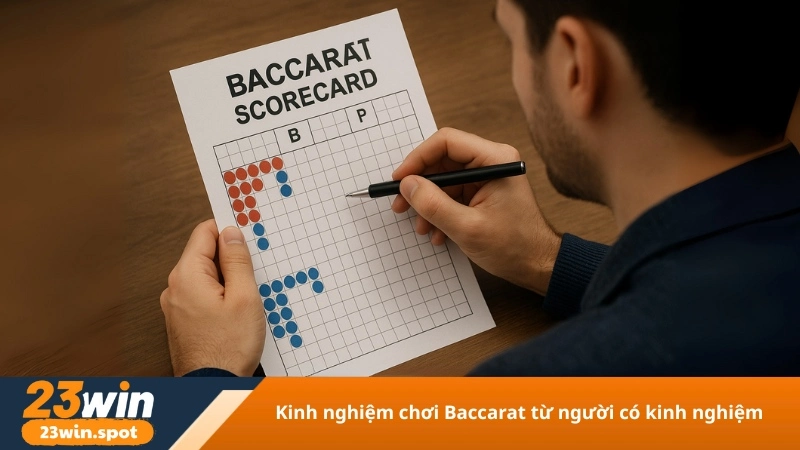 Kinh nghiệm chơi Baccarat từ người có kinh nghiệm