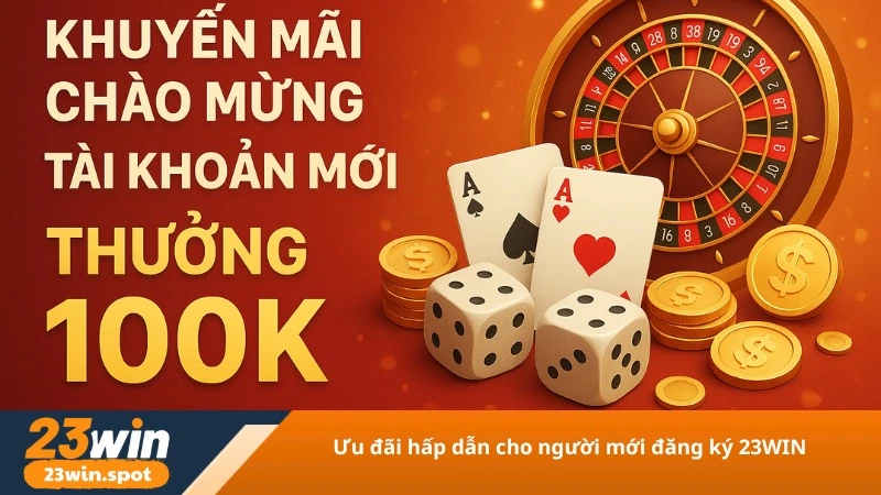 Ưu đãi hấp dẫn cho người mới đăng ký 23WIN