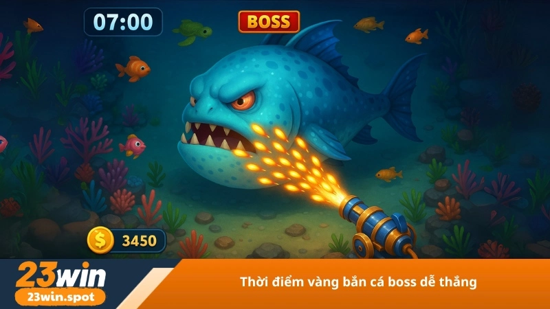 thời điểm vàng bắn cá boss dễ thắng