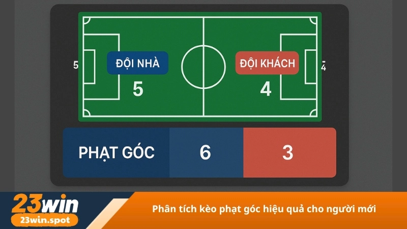 phân tích kèo phạt góc hiệu quả cho người mới